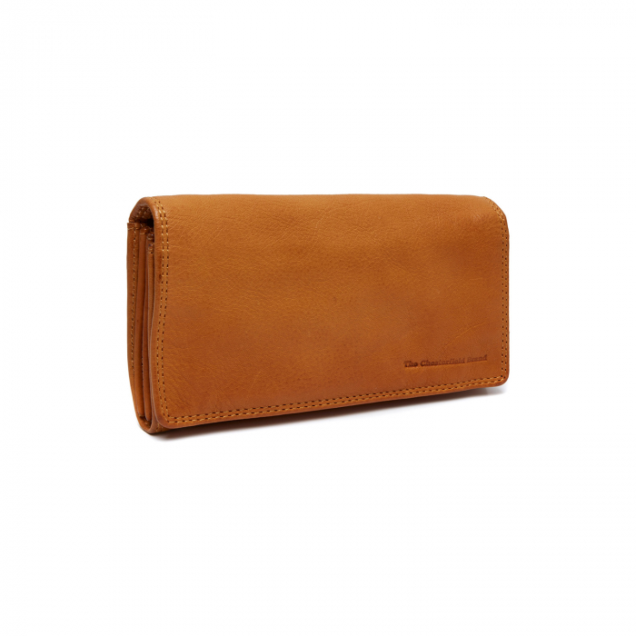 Portofel dama din piele naturala, The Chesterfield Brand, Lentini, cu protectie anti scanare RFID, Galben ocru [3]