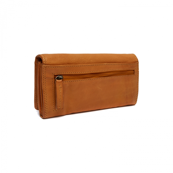 Portofel dama din piele naturala, The Chesterfield Brand, Lentini, cu protectie anti scanare RFID, Galben ocru [8]