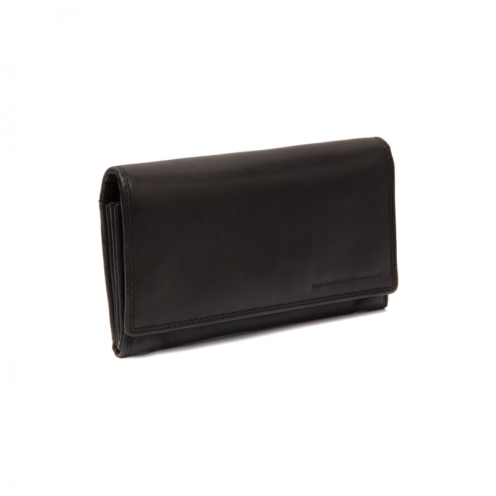 Portofel dama din piele naturala, The Chesterfield Brand, Lentini, cu protectie anti scanare RFID, Negru [1]