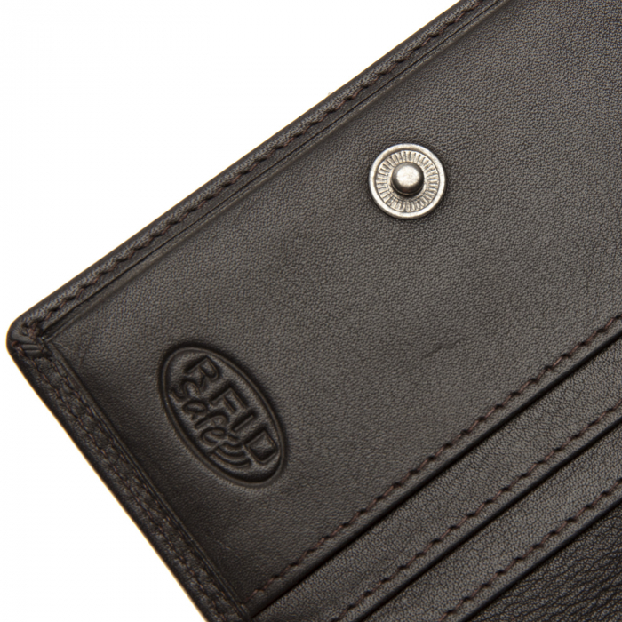 Portofel dama din piele naturala, The Chesterfield Brand, Lenwick, cu protectie anti scanare RFID, Maro inchis [3]