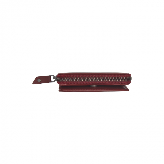 Portofel dama din piele naturala, The Chesterfield Brand, Lenwick, cu protectie anti scanare RFID, Rosu [5]