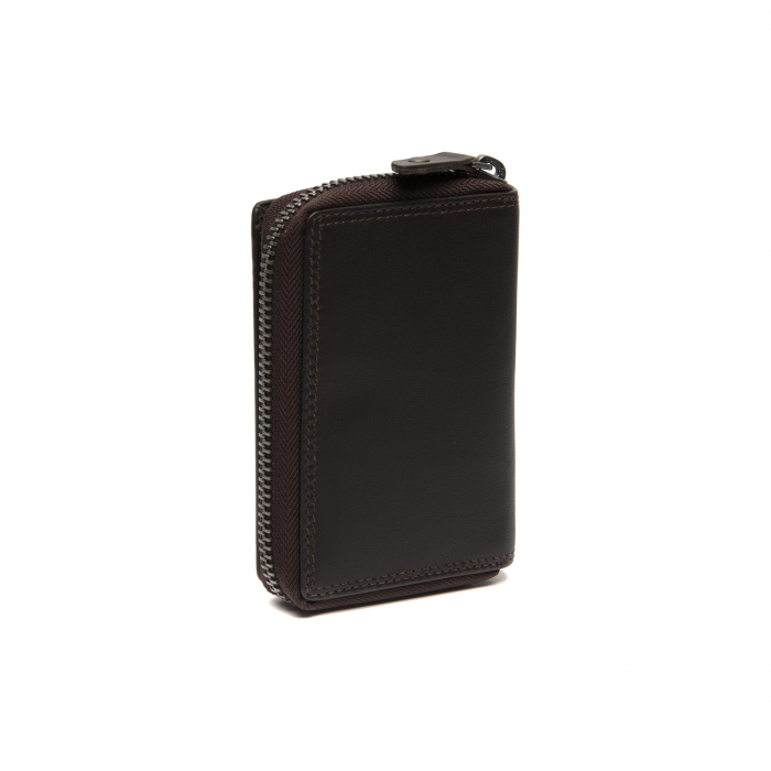 Portofel dama din piele naturala, The Chesterfield Brand, Lenwick, cu protectie anti scanare RFID, Maro inchis [6]