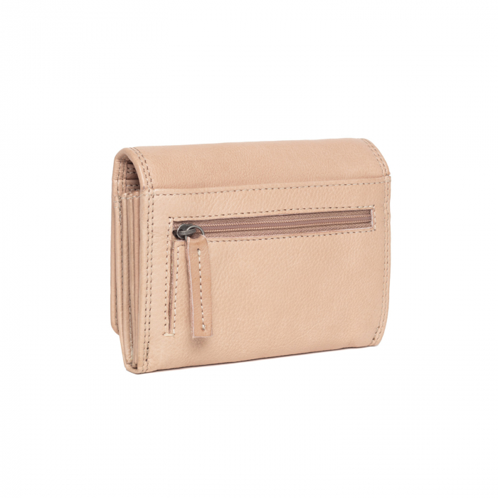 Portofel dama din piele naturala, The Chesterfield Brand, Maui, cu protectie anti scanare RFID, Bej [5]