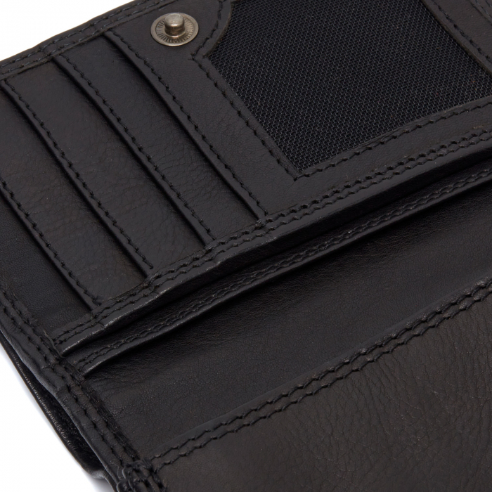 Portofel dama din piele naturala, The Chesterfield Brand, Avola, cu protectie anti scanare RFID, Negru [3]