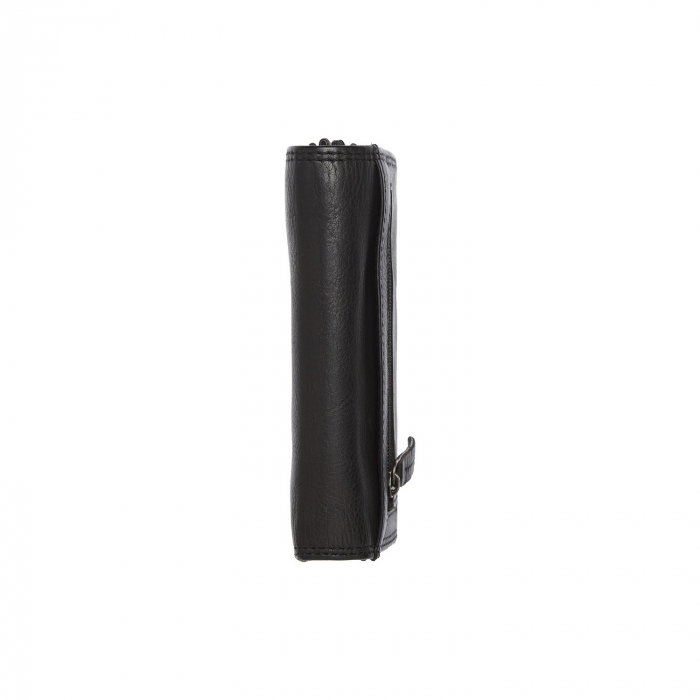 Portofel dama din piele naturala, The Chesterfield Brand, Avola, cu protectie anti scanare RFID, Negru [5]
