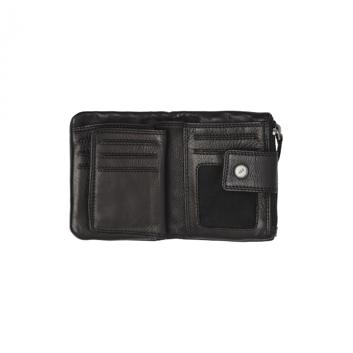Portofel dama din piele naturala, The Chesterfield Brand, Mavona, cu protectie anti scanare RFID, Negru [2]