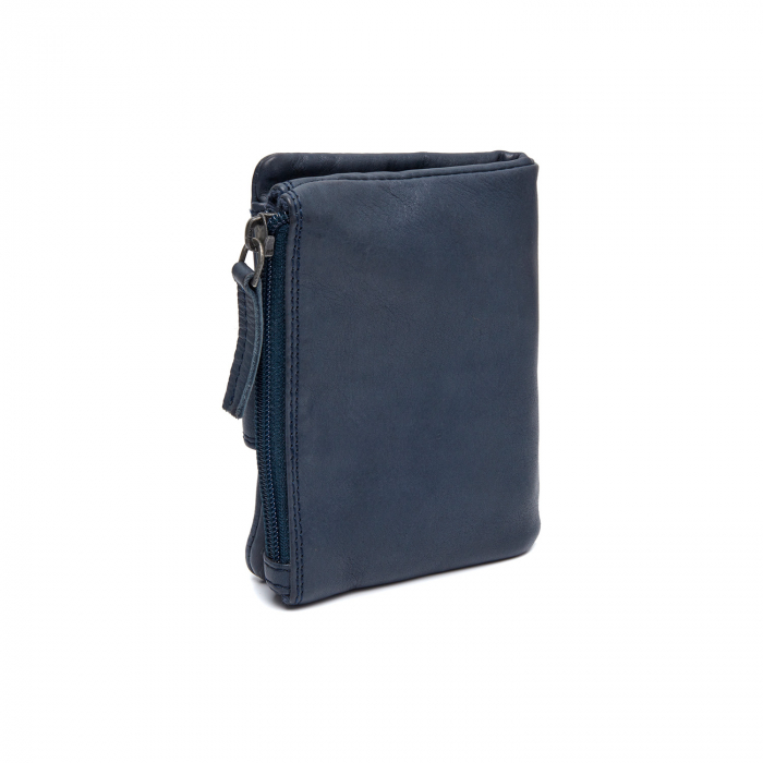 Portofel dama din piele naturala, The Chesterfield Brand, Mavona, cu protectie anti scanare RFID, Bleumarin [7]