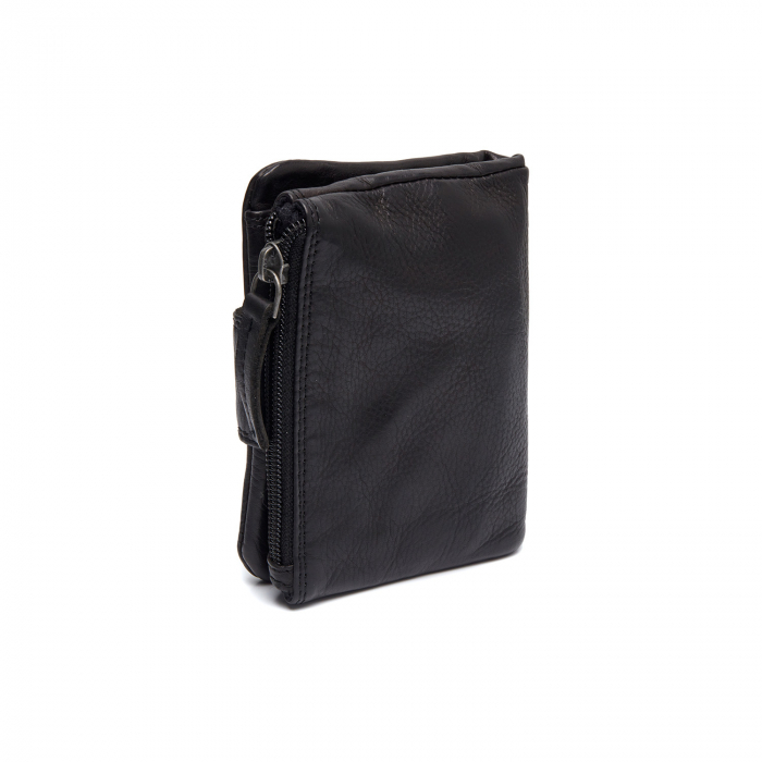 Portofel dama din piele naturala, The Chesterfield Brand, Mavona, cu protectie anti scanare RFID, Negru [6]