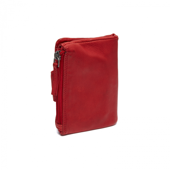 Portofel dama din piele naturala, The Chesterfield Brand, Mavona, cu protectie anti scanare RFID, Rosu [6]
