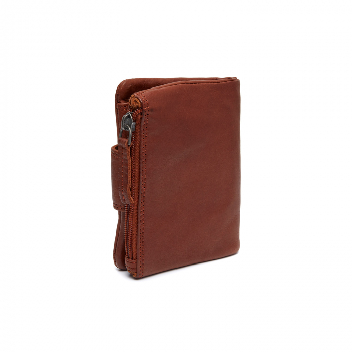 Portofel dama din piele naturala, The Chesterfield Brand, Mavona, cu protectie anti scanare RFID, Maro coniac [6]