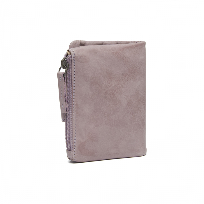 Portofel dama din piele naturala, The Chesterfield Brand, Mavona, cu protectie anti scanare RFID, Liliachiu [6]