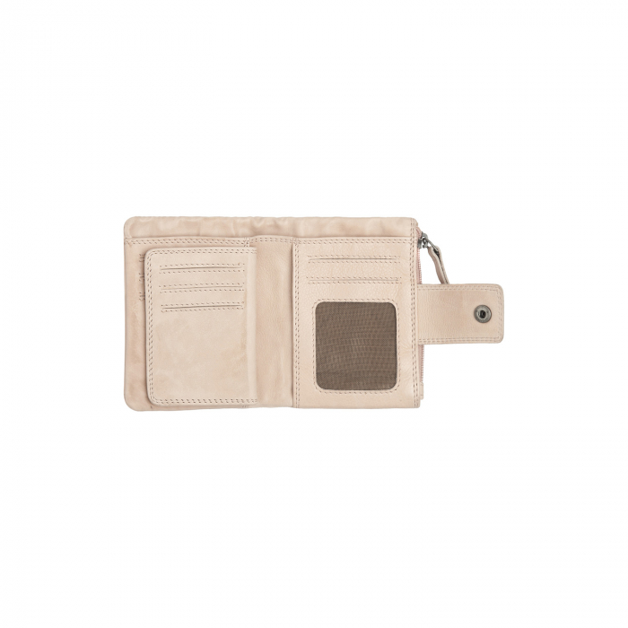 Portofel dama din piele naturala, The Chesterfield Brand, Mavona, cu protectie anti scanare RFID, Bej [3]