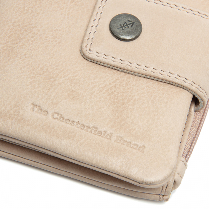 Portofel dama din piele naturala, The Chesterfield Brand, Mavona, cu protectie anti scanare RFID, Bej [2]