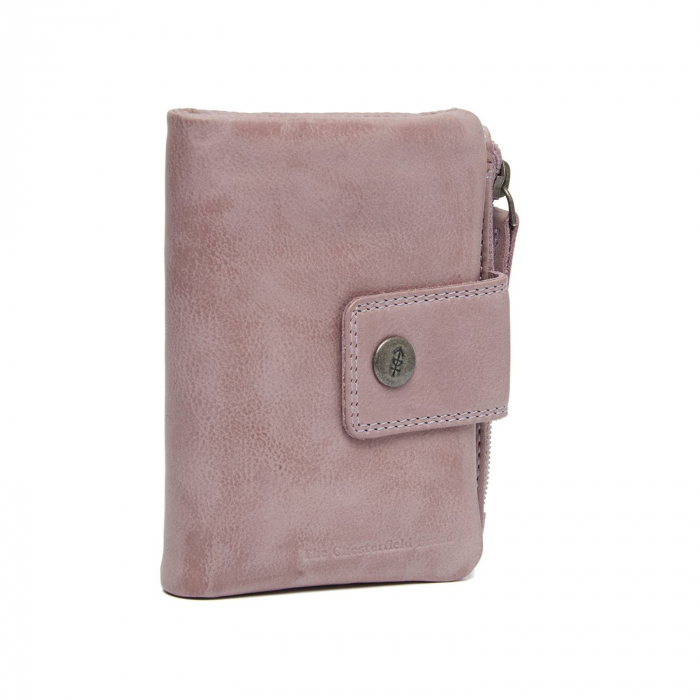 Portofel dama din piele naturala, The Chesterfield Brand, Mavona, cu protectie anti scanare RFID, Liliachiu [1]