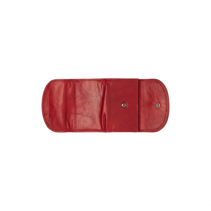 Portofel dama din piele naturala, The Chesterfield Brand, Newton, cu protectie anti scanare RFID, Rosu [4]
