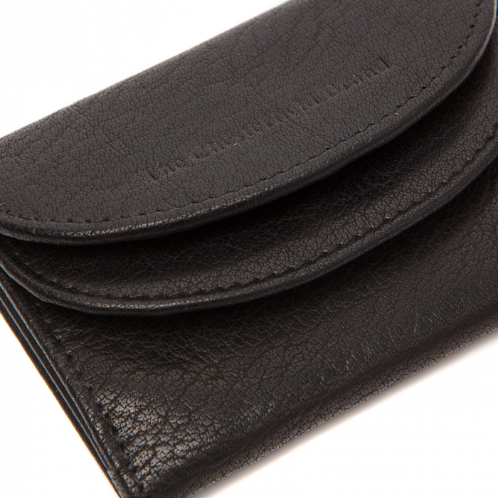 Portofel dama din piele naturala, The Chesterfield Brand, Newton, cu protectie anti scanare RFID, Negru [5]