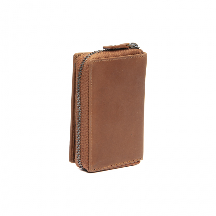 Portofel dama din piele naturala, The Chesterfield Brand, Osum, cu protectie anti scanare RFID, Maro coniac [6]