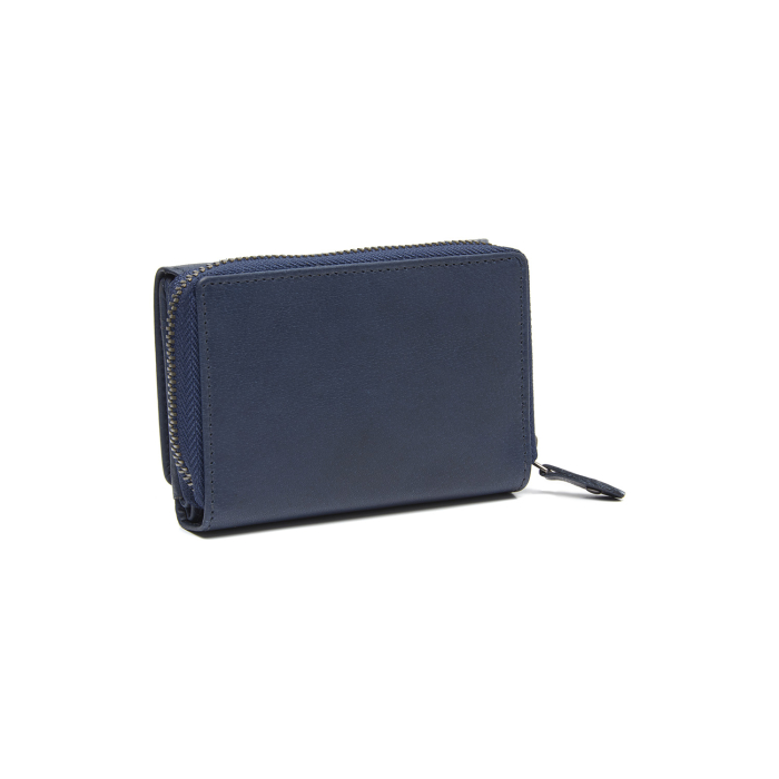 Portofel dama din piele naturala, The Chesterfield Brand, Rimili, cu protectie anti scanare RFID, Bleumarin [6]
