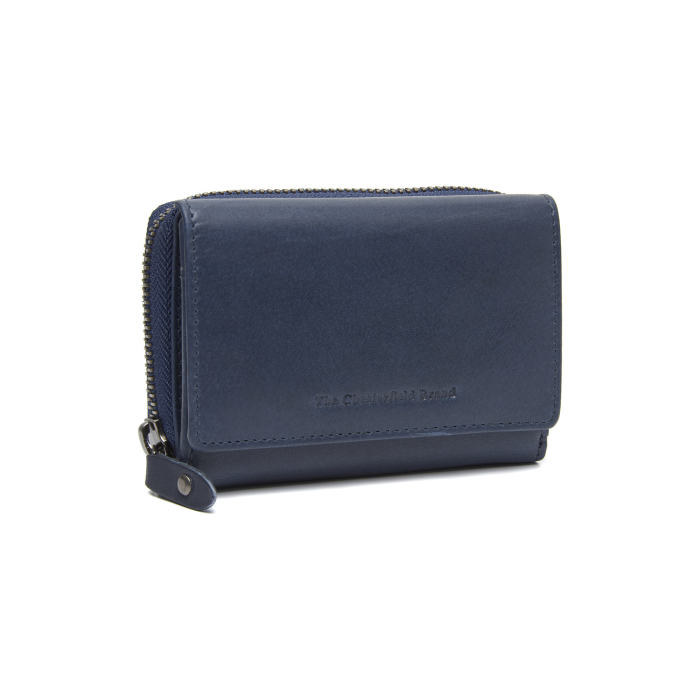 Portofel dama din piele naturala, The Chesterfield Brand, Rimili, cu protectie anti scanare RFID, Bleumarin [1]