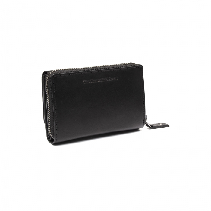 Portofel dama din piele naturala, The Chesterfield Brand, Salviano, cu protectie anti scanare RFID, Negru [6]