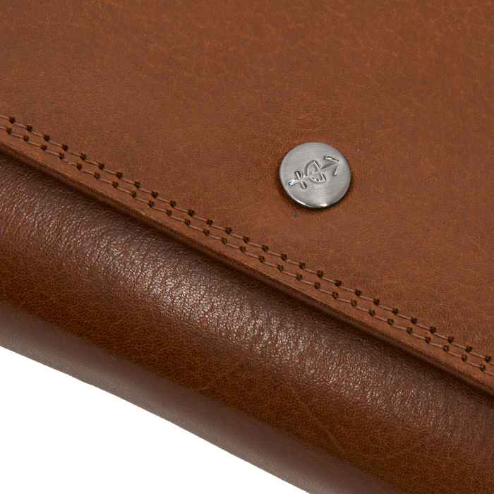 Portofel dama din piele naturala, The Chesterfield Brand, Salviano, cu protectie anti scanare RFID, Maro coniac [3]