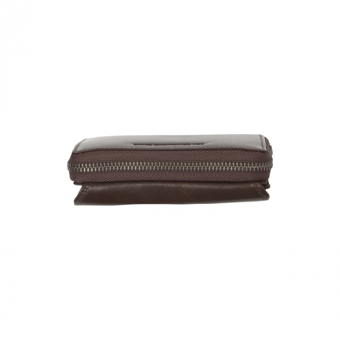Portofel dama din piele naturala, The Chesterfield Brand, Salviano, cu protectie anti scanare RFID, Maro inchis [5]