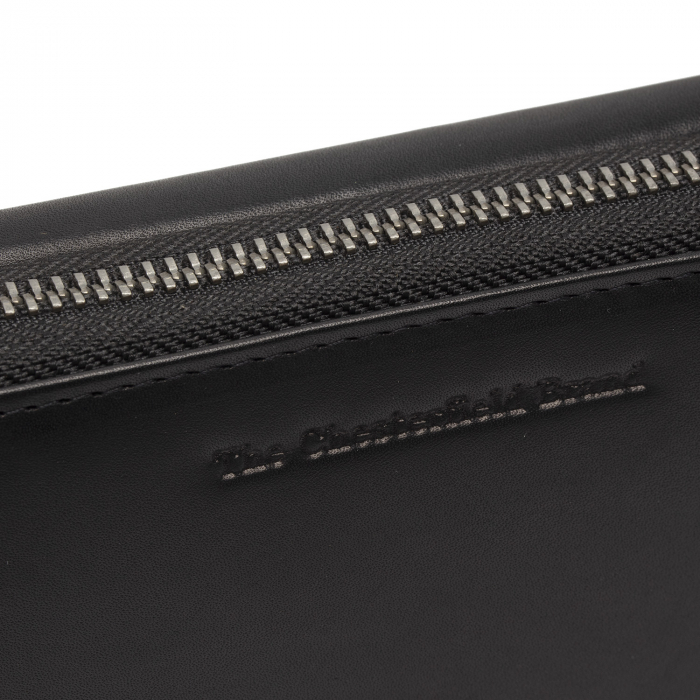 Portofel dama din piele naturala, The Chesterfield Brand, Salviano, cu protectie anti scanare RFID, Negru [5]