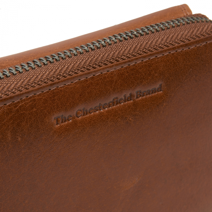 Portofel dama din piele naturala, The Chesterfield Brand, Salviano, cu protectie anti scanare RFID, Maro coniac [6]