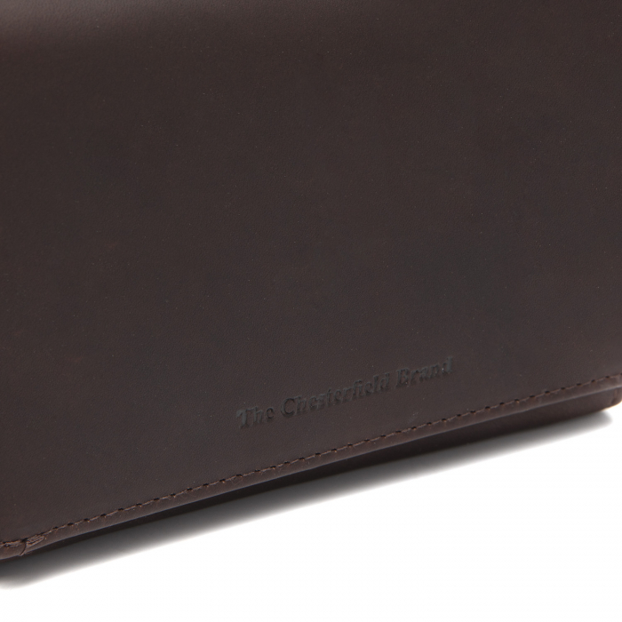 Portofel dama din piele naturala, The Chesterfield Brand, Seattle, cu protectie anti scanare RFID, Maro inchis [2]