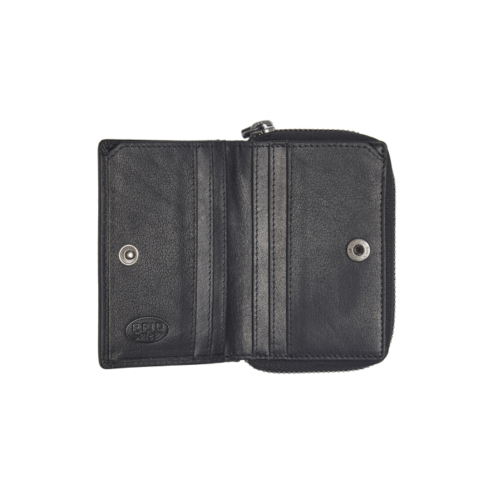 Portofel dama din piele naturala, The Chesterfield Brand, Sionel, cu protectie anti scanare RFID, Negru [2]