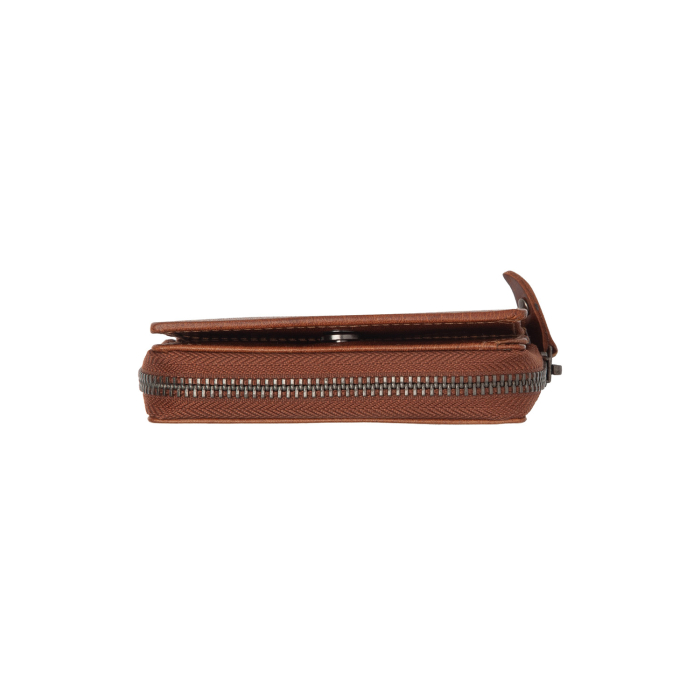 Portofel dama din piele naturala, The Chesterfield Brand, Sionel, cu protectie anti scanare RFID, Maro coniac [5]