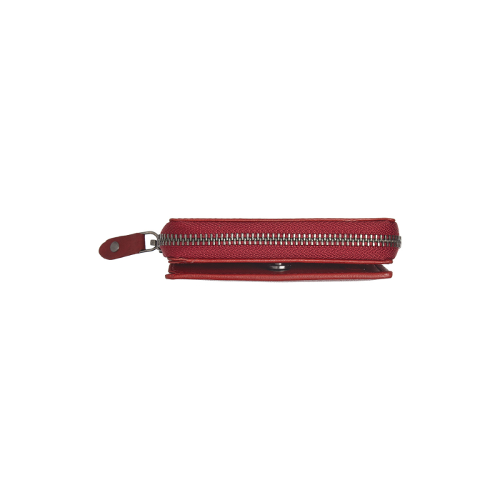 Portofel dama din piele naturala, The Chesterfield Brand, Sionel, cu protectie anti scanare RFID, Rosu [3]