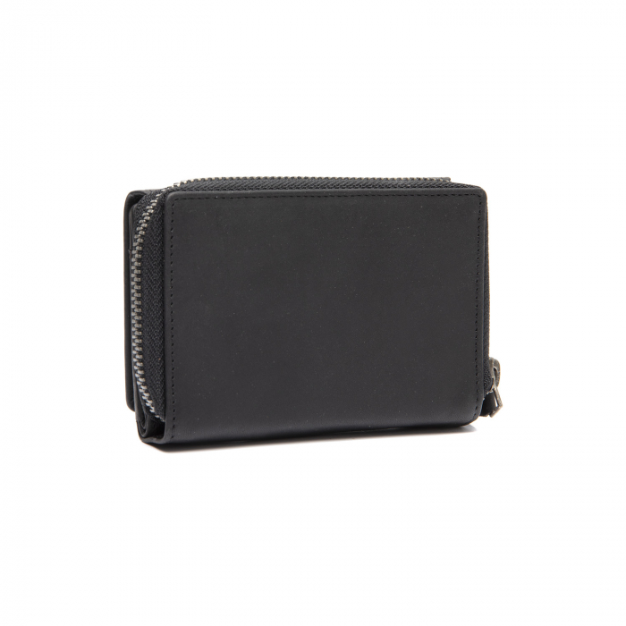 Portofel dama din piele naturala, The Chesterfield Brand, Sorraia, cu protectie anti scanare RFID, Negru [6]