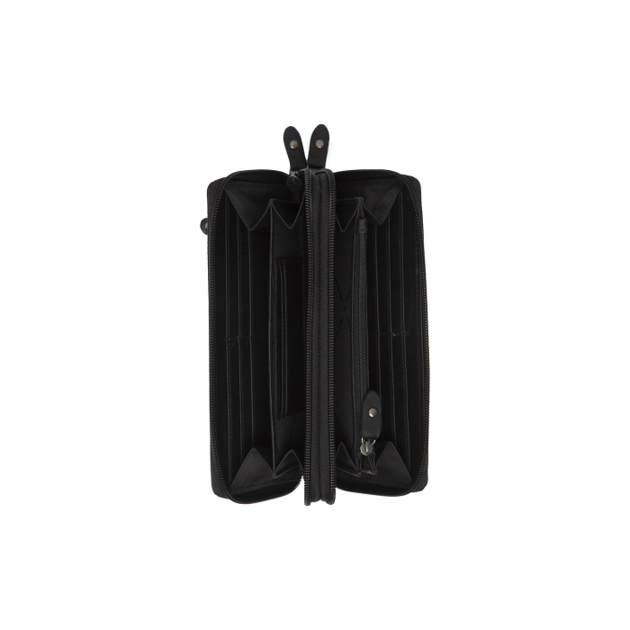 Portofel dama, The Chesterfield Brand, cu protectie anti scanare RFID, din piele naturala, Hadley, Negru [4]