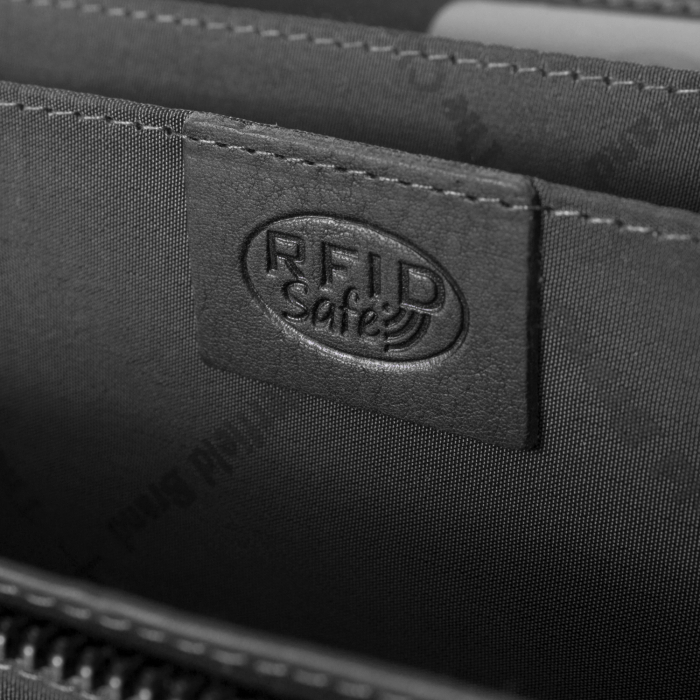 Portofel dama, The Chesterfield Brand, cu protectie anti scanare RFID, din piele naturala, Mirthe, Negru [7]