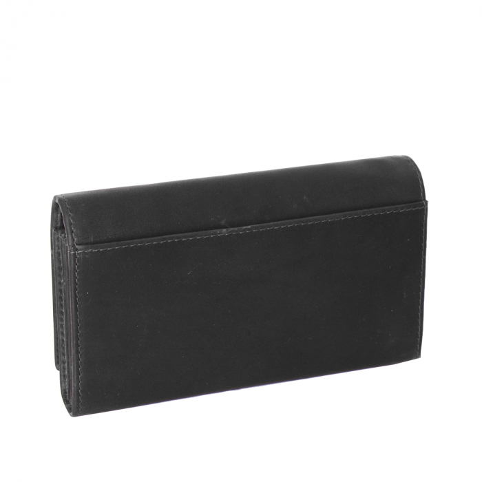Portofel dama, The Chesterfield Brand, cu protectie anti scanare RFID, din piele naturala, Mirthe, Negru [6]