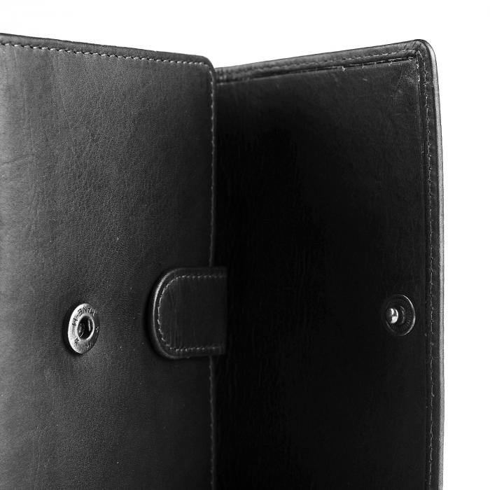 Portofel dama, The Chesterfield Brand, cu protectie anti scanare RFID, din piele naturala, Nadia, Negru [4]
