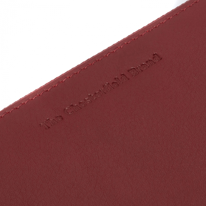 Portofel dama, The Chesterfield Brand, cu protectie anti scanare RFID, din piele naturala nappa, Cantara, Rosu [4]