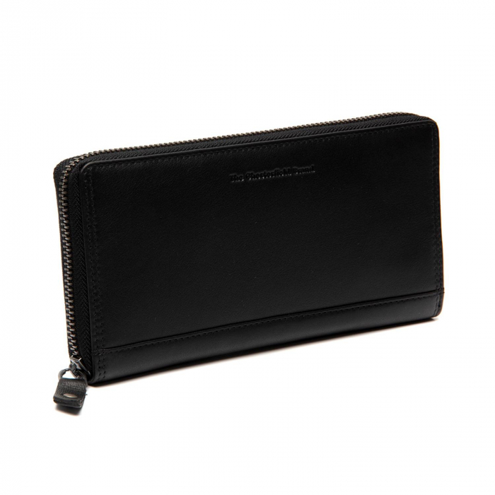Portofel dama, The Chesterfield Brand, cu protectie anti scanare RFID, din piele naturala nappa, Cantara, Negru [1]