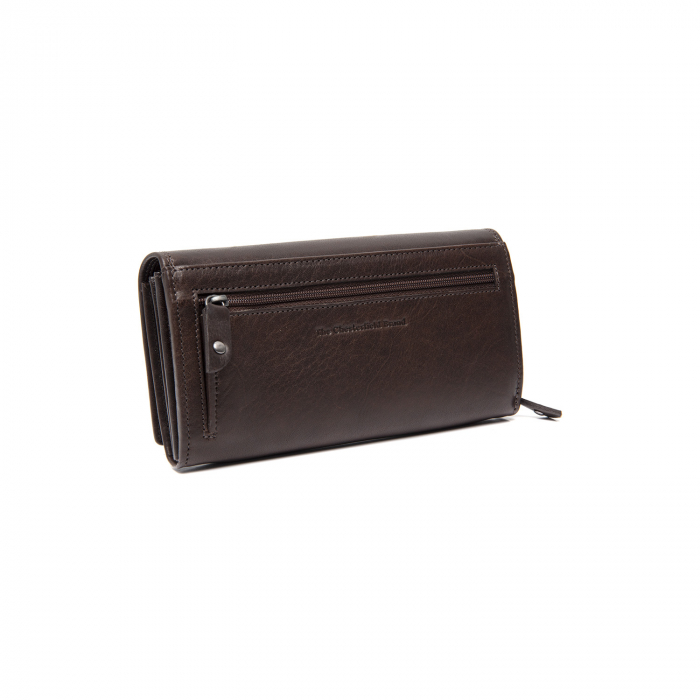 Portofel dama, The Chesterfield Brand, cu protectie anti scanare RFID, din piele naturala, Rivalto, Maro inchis [5]