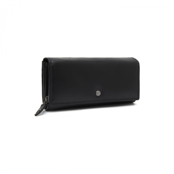 Portofel dama, The Chesterfield Brand, cu protectie anti scanare RFID, din piele naturala, Rivalto, Negru [1]