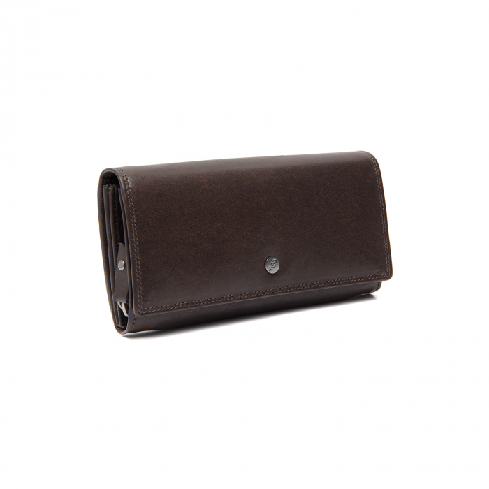 Portofel dama, The Chesterfield Brand, cu protectie anti scanare RFID, din piele naturala, Rivalto, Maro inchis [1]