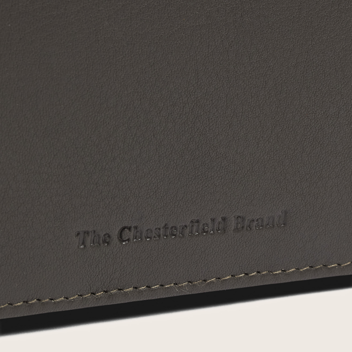 Portofel dama, The Chesterfield Brand, cu protectie anti scanare RFID, din piele naturala Valetta, Gri argila [5]