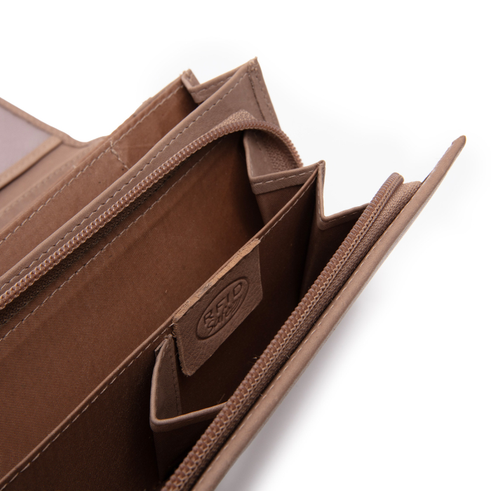 Portofel dama, The Chesterfield Brand, cu protectie anti scanare RFID, din piele naturala Valetta, Taupe [3]