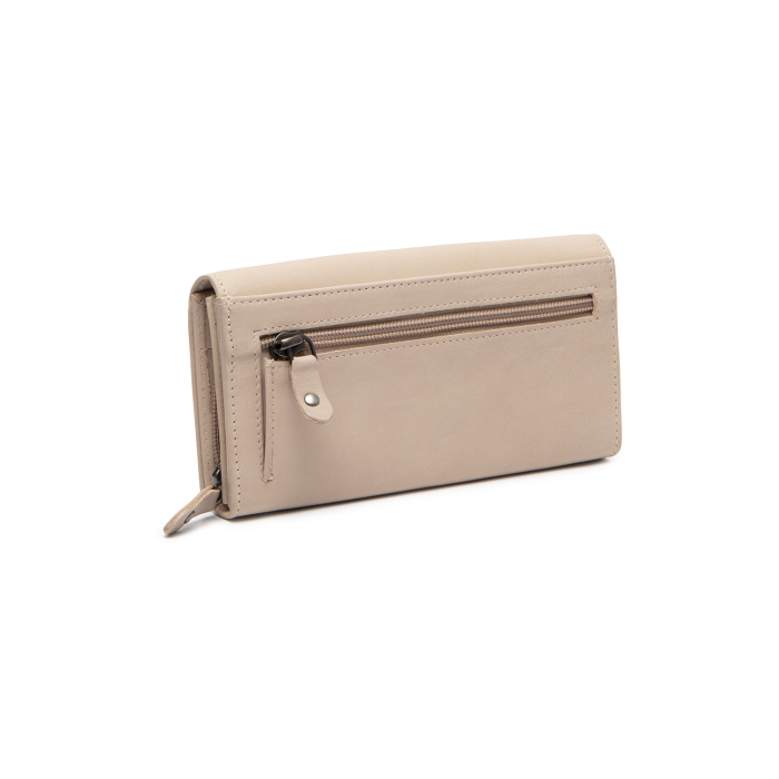 Portofel dama, The Chesterfield Brand, cu protectie anti scanare RFID, din piele naturala Valetta, Bej [6]
