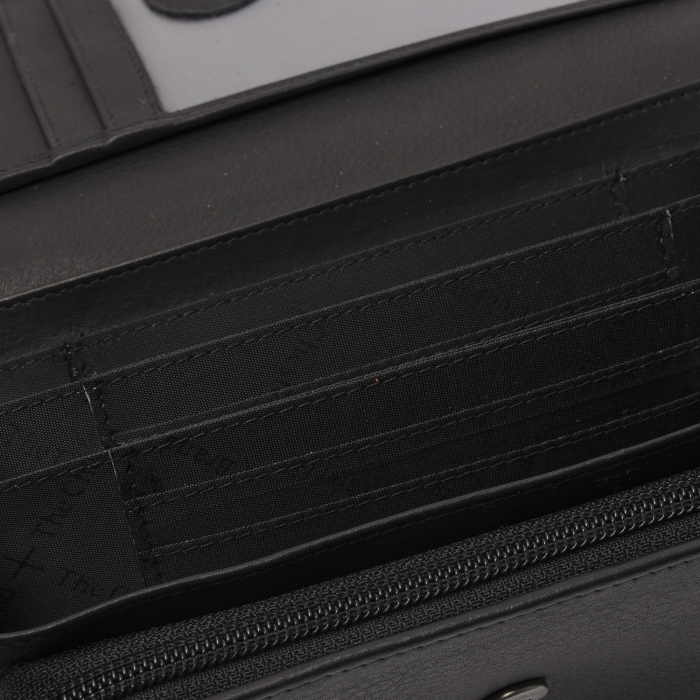 Portofel dama, The Chesterfield Brand, cu protectie anti scanare RFID, din piele naturala Valetta, Negru [3]