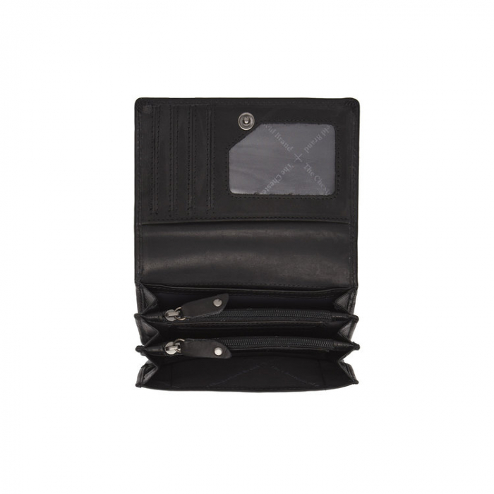 Portofel dama, The Chesterfield Brand, din piele naturala, Salzburg, Negru [2]