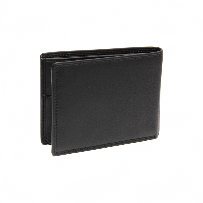 Portofel de barbati, The Chesterfield Brand, cu protectie anti scanare RFID, din piele naturala, Lynnwood, Negru [6]
