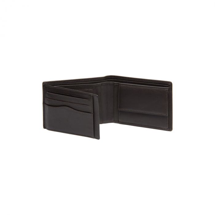 Portofel de barbati, The Chesterfield Brand, cu protectie anti scanare RFID, din piele naturala, Lynnwood, Maro inchis [3]