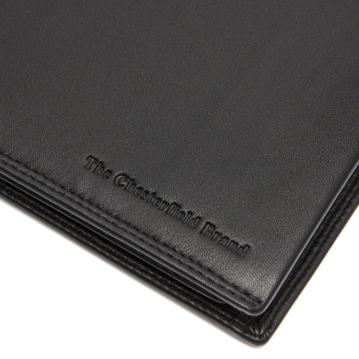 Portofel de barbati, The Chesterfield Brand, cu protectie anti scanare RFID, din piele naturala, Lynnwood, Negru [2]